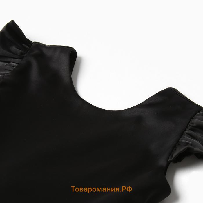 Платье нарядное детское MINAKU: PartyDress, цвет чёрный, рост 104 см