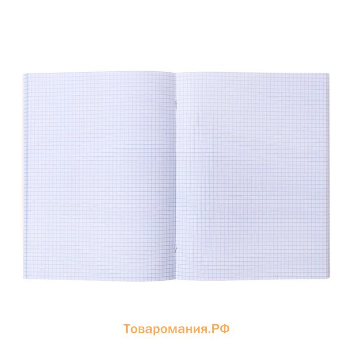 Тетрадь А4, 96 листов в клетку Calligrata "Аниме. Парень с зонтом", обложка мелованный картон, глянцевая ламинация, блок офсет
