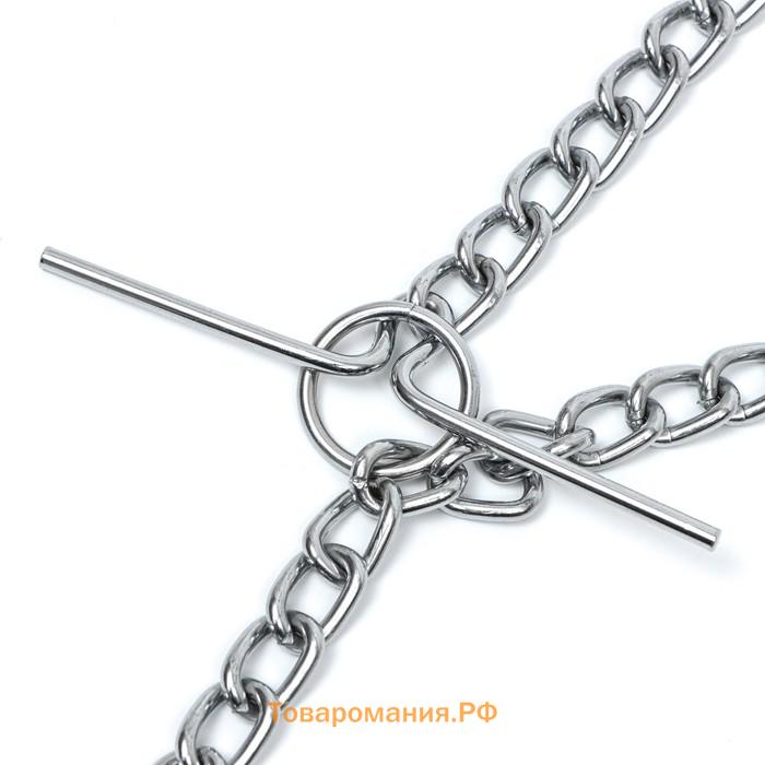 Цепь для привязи собак мелкокалиберная, 1,8 м, толщина проволки 3,5 мм