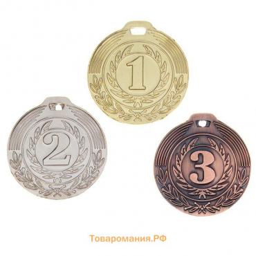 Медаль призовая золото 021, d=4 см, 1 место, без ленты