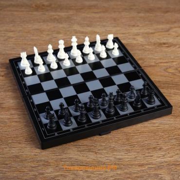 Магнитные шахматы «Классика», доска и фигуры из пластика, 24.5×24.5 см