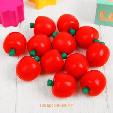 Счётный набор «Яблочки», размер яблока: 2.7×2.6 см