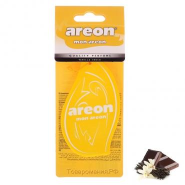 Ароматизатор на зеркало Areon Mon vanilla black 704-043-331