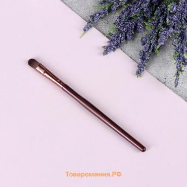 Кисть для макияжа Brush COFFEE, 13 (±1) см, коричневая