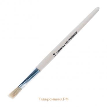Кисть Щетина плоская №20 (ширина обоймы 20 мм; длина волоса 28 мм), деревянная ручка, Calligrata
