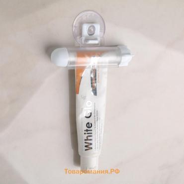 Выдавливатель для зубной пасты, на присоске, 10,5×6×2,5 см, цвет МИКС