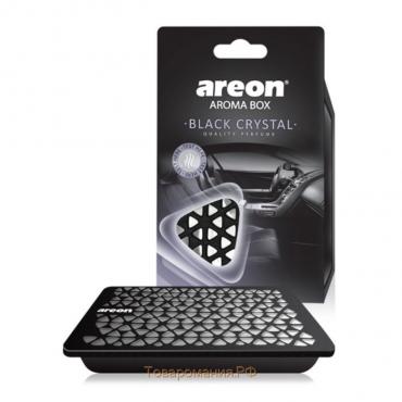 Ароматизатор Areon Aroma Box, под сиденье, аромат блэк кристал 52388a