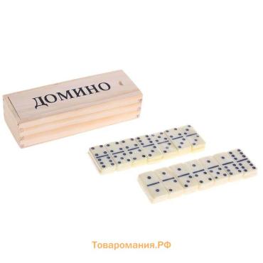 Домино классическое «Мокара», 28 шт., МИКС