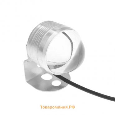 Фара cветодиодная для мототехники, 1 LED, IP65, 5 Вт, направленный свет