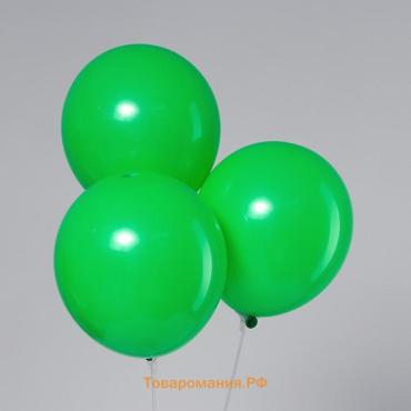 Воздушные шары латексные 10", 5 шт., зелёные