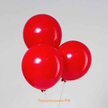 Воздушные шары латексные 10", 100 шт., красные