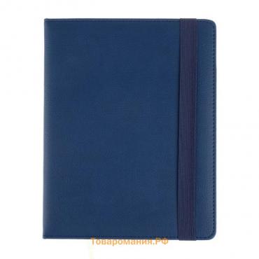 Дневник универсальный для 1-11 классов Dark blue, твёрдая обложка, искусственная кожа, резинка, ляссе, 48 листов