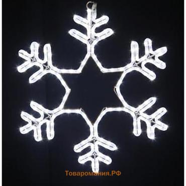 Светодиодное панно «Снежинка», 60 × 60 × 5 см, 24 Вт, 220 В