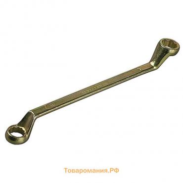 Ключ накидной гаечный STAYER 27130-24-26, изогнутый, 24 x 26 мм