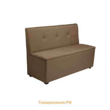 Кухонный диван "Юлия-1,4" 1400х830х550, рогожка BROWN