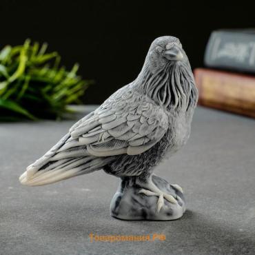 Фигурка «Ворон чёрный», мраморная крошка, 9 см