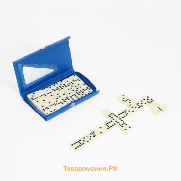 Домино классическое «Форкас», 28 шт., синий