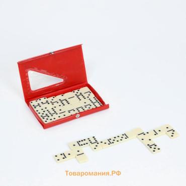Домино классическое «Форкас», 28 шт., красный