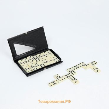 Домино классическое «Форкас», 28 шт., чёрный