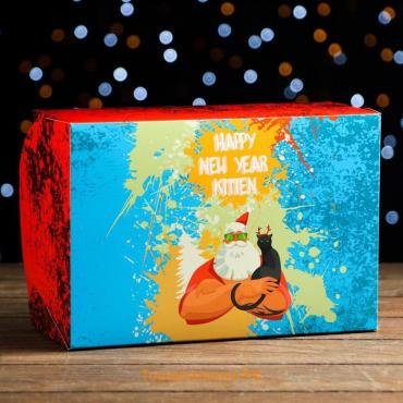 Упаковка без окна Happy New Year, 25×17×10 см