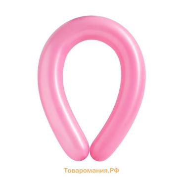 Воздушные шары для моделирования 125 см, d=7.5 см, 10 шт., розовые