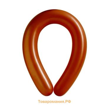 Воздушные шары для моделирования 125 см, d=7.5 см, 10 шт., макарун, шоколадные