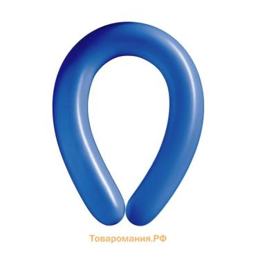 Воздушные шары для моделирования 125 см, d=7.5 см, 10 шт., синие
