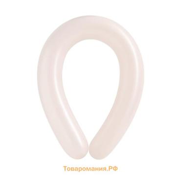 Воздушные шары для моделирования 125 см, d=7.5 см, 10 шт., макарун, прозрачные