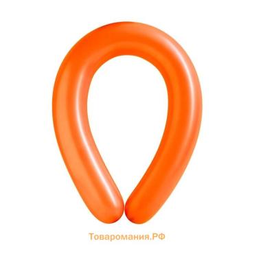 Воздушные шары для моделирования 125 см, d=7.5 см, 10 шт., оранжевые