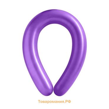 Воздушные шары для моделирования 125 см, d=7.5 см, 10 шт., лавандовые