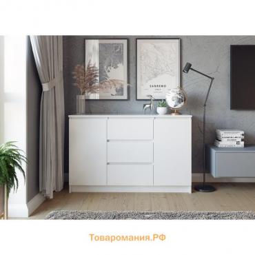 Комод для хранения «Мадера», 1204×404×770 мм, цвет белый
