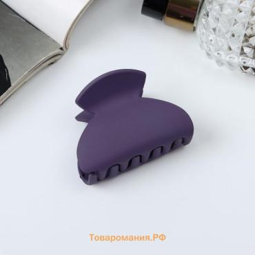 Краб для волос «Леона», классика матовый, 5.5 см, МИКС