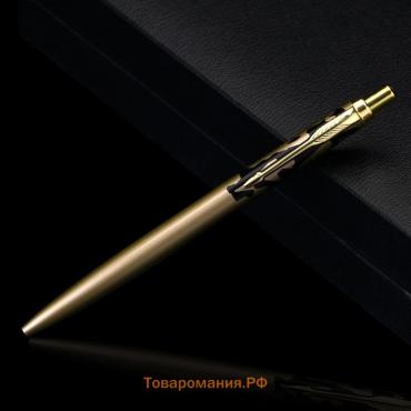 Ручка шариковая металл автоматическая, синяя паста 1.0 мм «хаки»